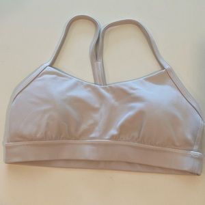 Lululemon Flow Y Bra in White